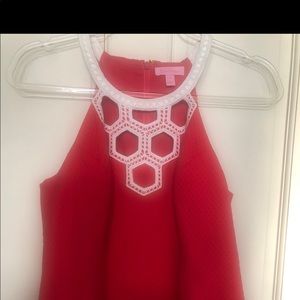 LILLY PULITZER FUSHIA TANK TOP